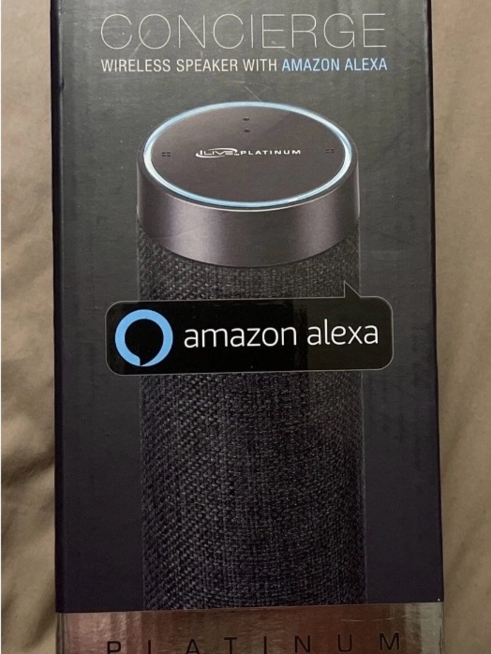 Concierge Platinum Wireless Speaker with Amazon Alexa - Black